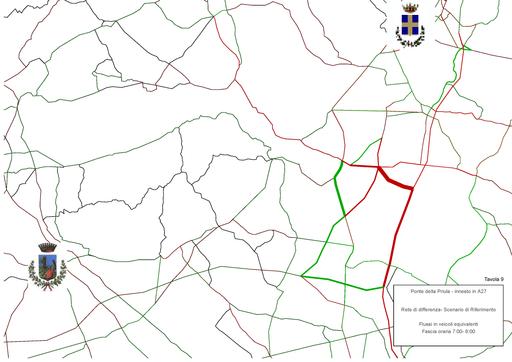 9 ponte priula innesto in A27 con scenario riferimento