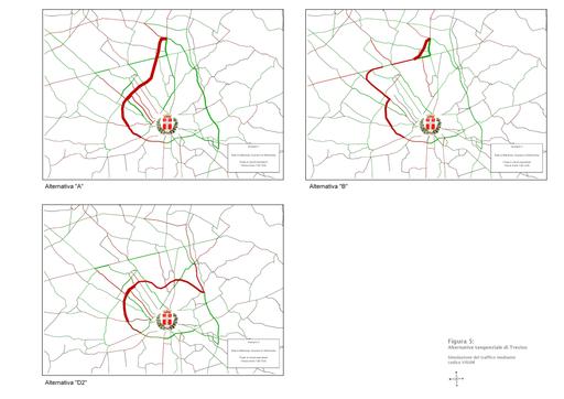 Fig 5 Simulazioni VISUM