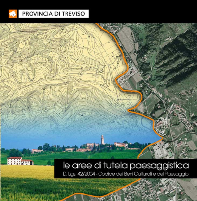 Copertina CD-Rom "Le aree di tutela paesaggistica" della Provincia di Treviso
